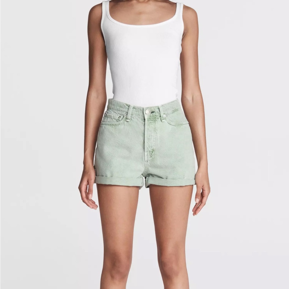 Maya High-Rise Shorty Short - Seafoam NWOT
